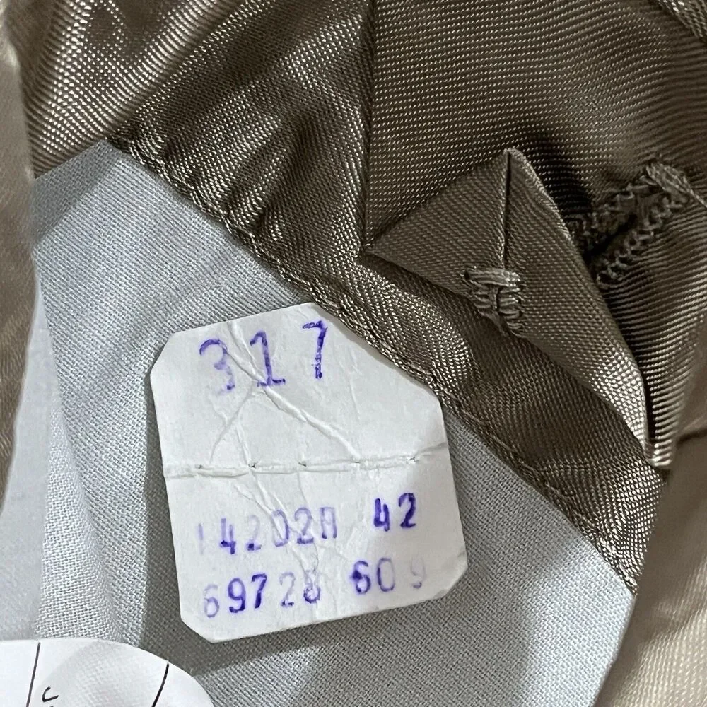 Joseph Abboud‎ Blazer Jacket Men's 42R Super 110s Wool Khaki Brown